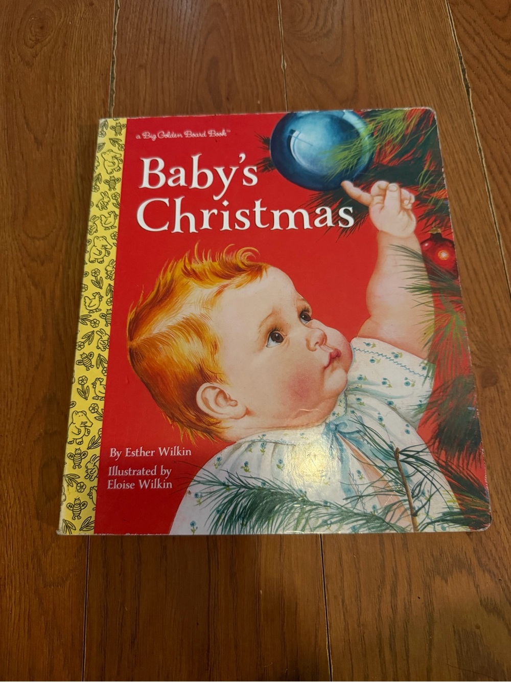 Baby's Christmas Children's Board Book by Esther Wilkin - Red